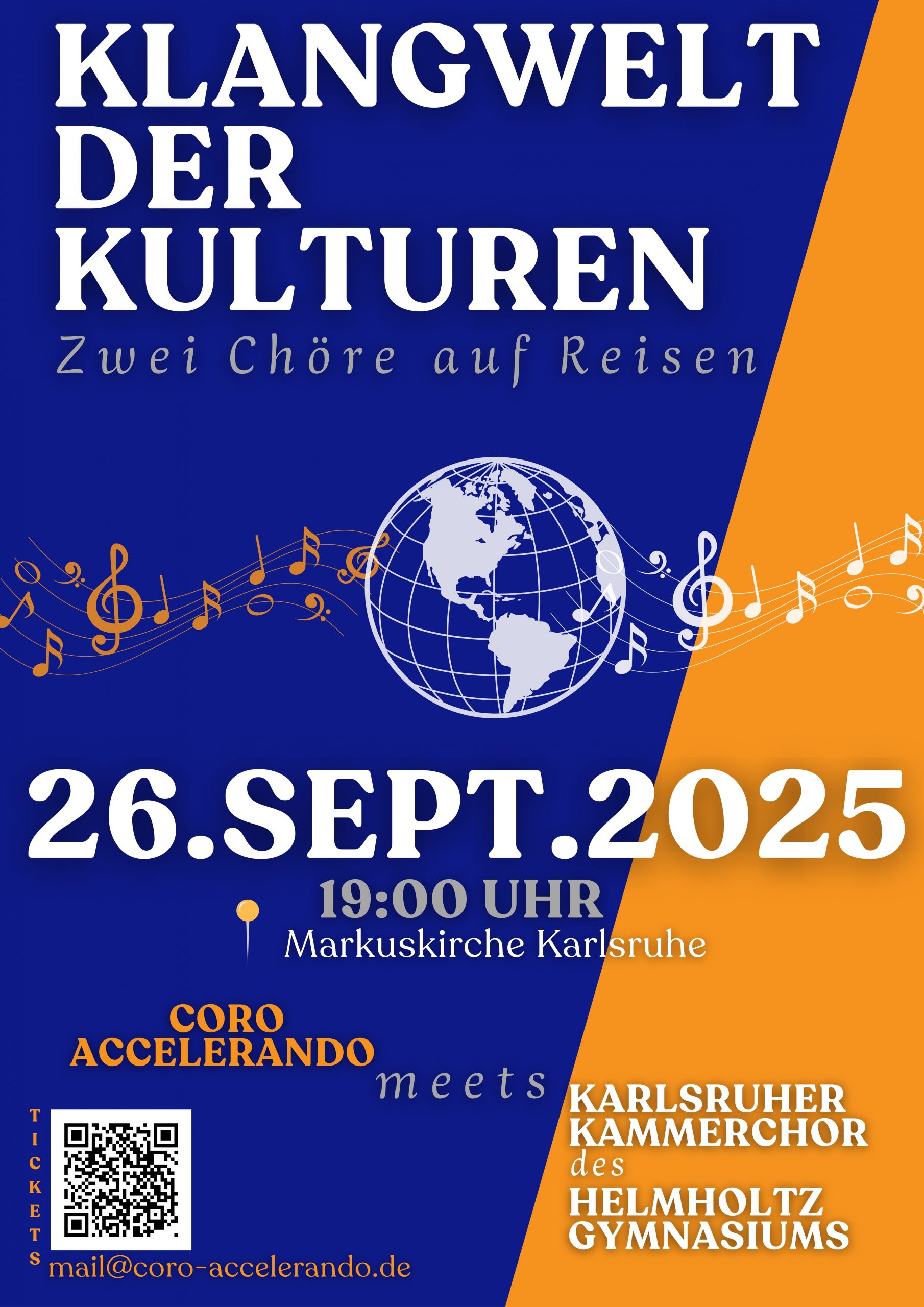 KLANGWELT DER KULTUREN – Zwei Chöre auf Reisen
